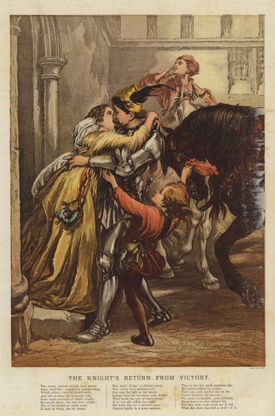 Il ritorno del cavaliere dalla vittoria da John Gilbert